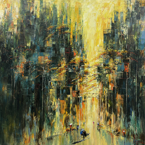 On my way* van Quan Le, Schilderij te koop op Singulart