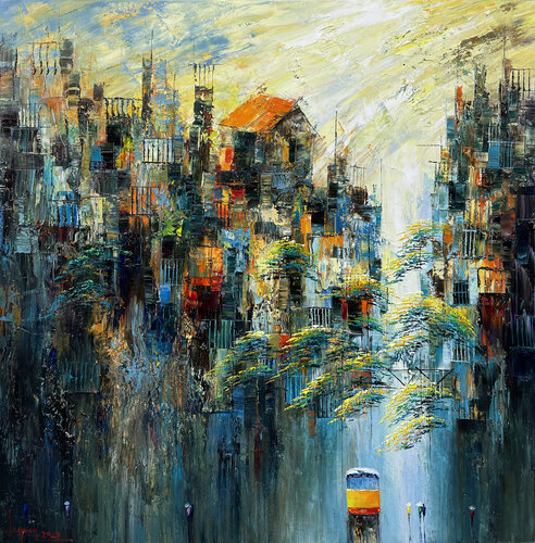 Early dawn van Quan Le, Schilderij te koop op Singulart