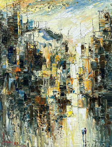 The afternoon sun fades van Quan Le, Schilderij te koop op Singulart