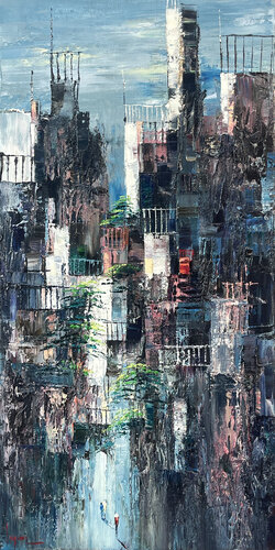 Blue Afternoon van Quan Le, Schilderij te koop op Singulart