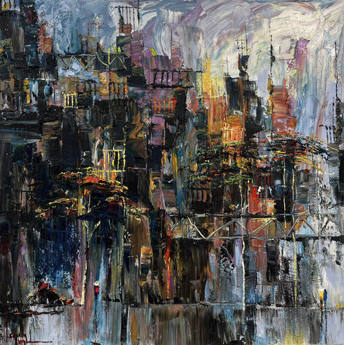 After the afternoon rain von Quan Le, Malerei kaufen auf Singulart