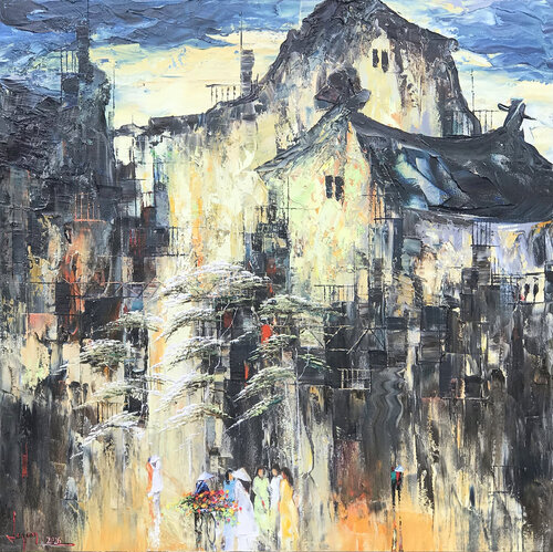 Spring and Maiden de Quan Le, Pintura a la venta en Singulart