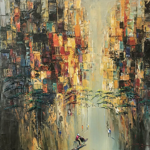 Sunny on the Street von Quan Le, Malerei kaufen auf Singulart