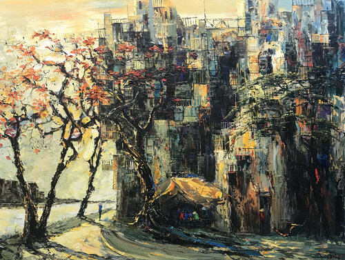 Last Rays of Autumn Sun von Quan Le, Malerei kaufen auf Singulart