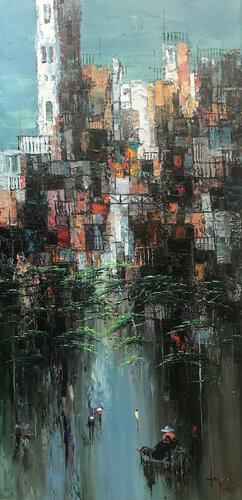 After the rain von Quan Le, Malerei kaufen auf Singulart