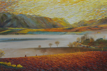 Dawn on the farm Quan Le