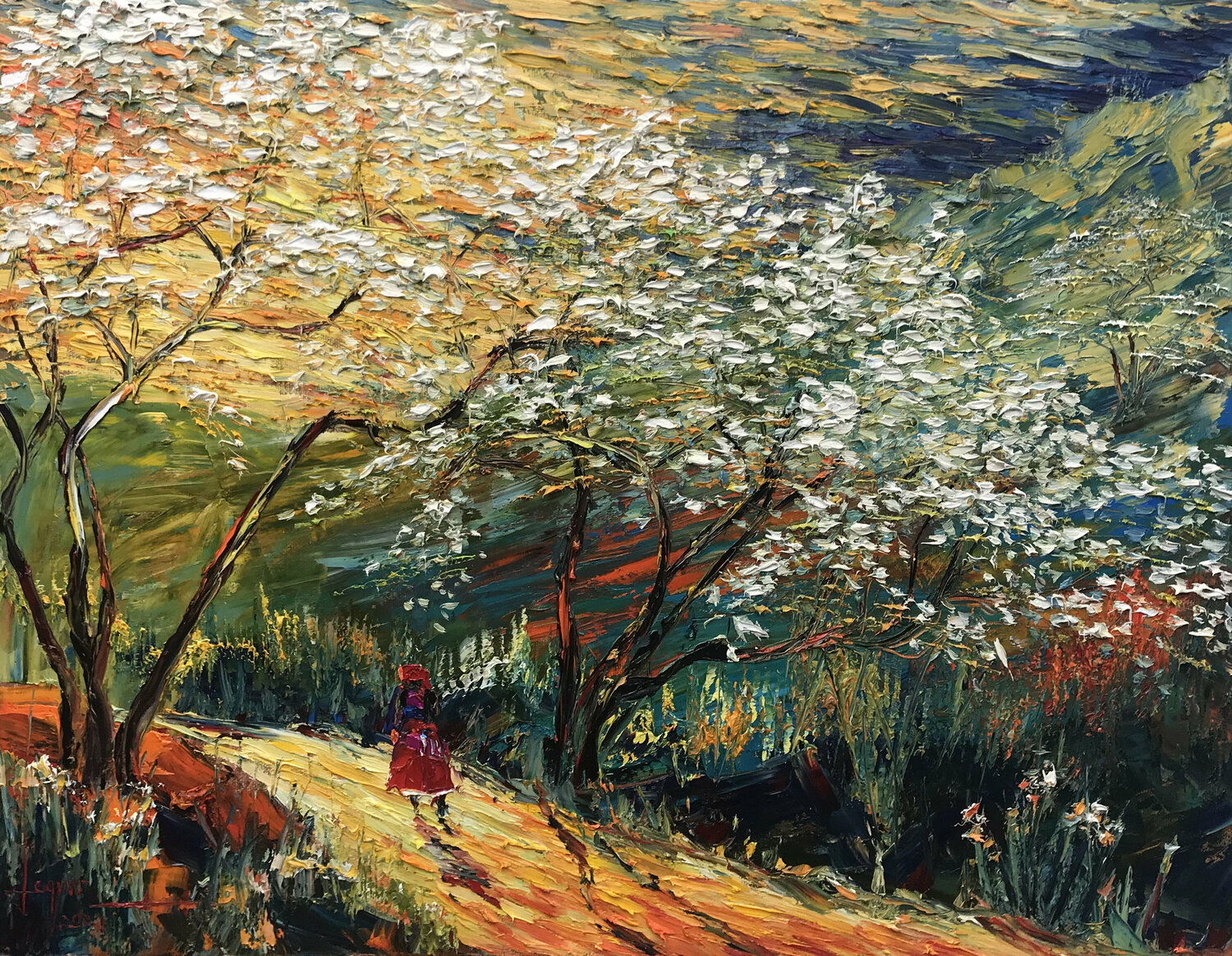 Spring sunshine remaining Quan Le