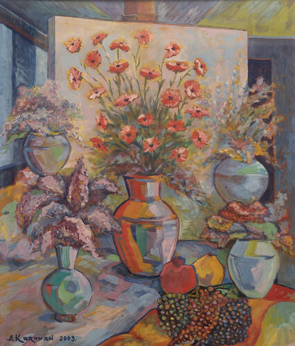 In the Studio de Albert Karoyan, Pintura a la venta en Singulart