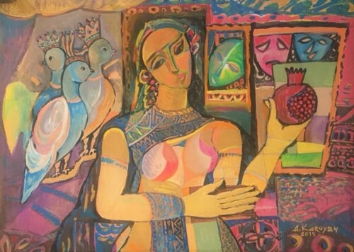 The Power of Woman von Albert Karoyan, Malerei kaufen auf Singulart