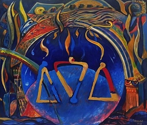 Myth of The Space par Albert Karoyan, Peinture en vente sur Singulart