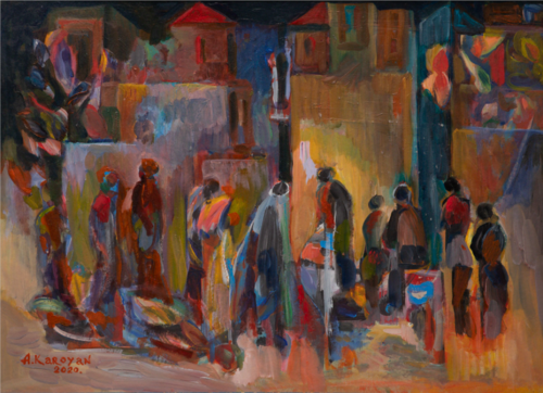 Night before Sunrise de Albert Karoyan, Pintura a la venta en Singulart