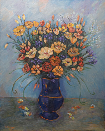 Wild Roses van Albert Karoyan, Schilderij te koop op Singulart