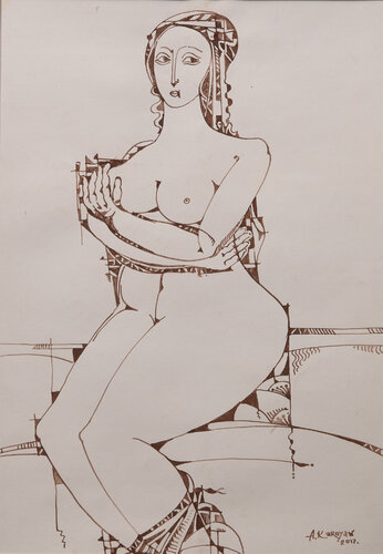 Maternity van Albert Karoyan, Schilderij te koop op Singulart