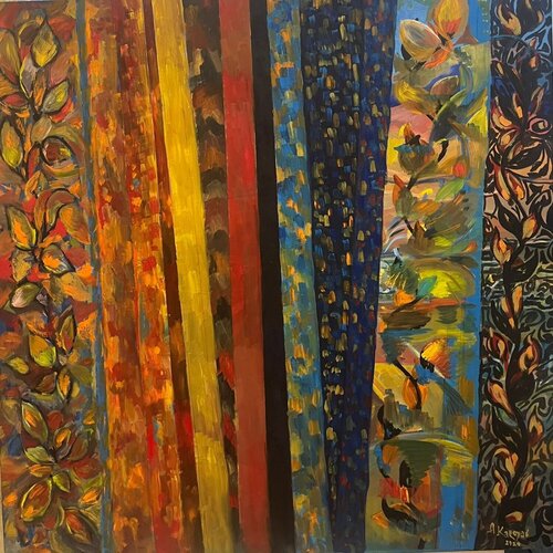 Colors' Harmony by Albert Karoyan, Painting for Sale on Singulart