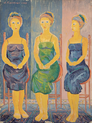 Triptych di Albert Karoyan, Pittura in vendita su Singulart