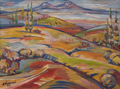 Autumn in Aragats von Albert Karoyan, Malerei kaufen auf Singulart