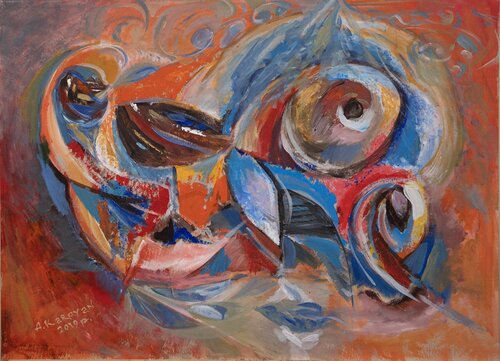 Energy Reflection van Albert Karoyan, Schilderij te koop op Singulart