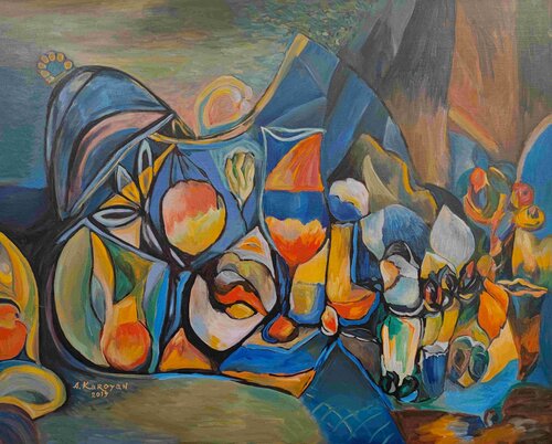 Games of Childhood by Albert Karoyan, Painting for Sale on Singulart