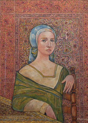 The Wait di Albert Karoyan, Pittura in vendita su Singulart