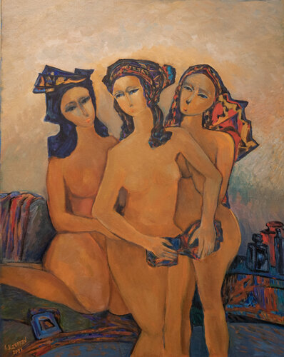 Dancers di Albert Karoyan, Pittura in vendita su Singulart