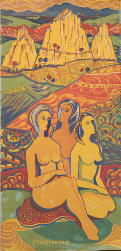 Golden Autumn van Albert Karoyan, Schilderij te koop op Singulart