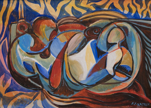 Love Confession di Albert Karoyan, Pittura in vendita su Singulart