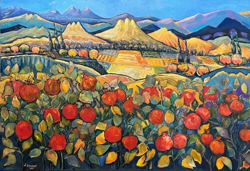 Paradise in The Mountains von Albert Karoyan, Malerei kaufen auf Singulart