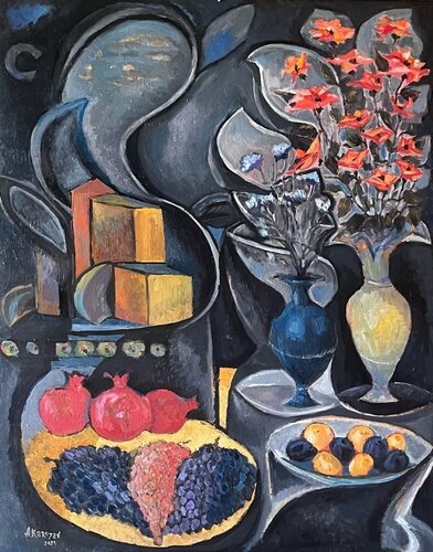 Naturmort von Albert Karoyan, Malerei kaufen auf Singulart