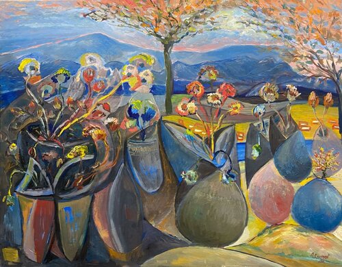 The Endless Beginning of Life van Albert Karoyan, Schilderij te koop op Singulart