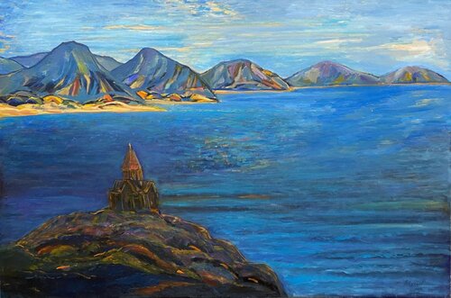 The Guardian of Silence de Albert Karoyan, Pintura a la venta en Singulart