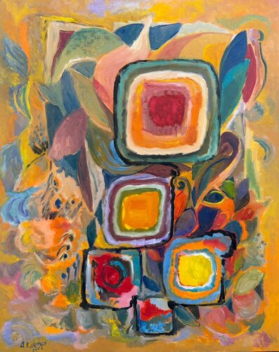 Dawn in Our Garden von Albert Karoyan, Malerei kaufen auf Singulart