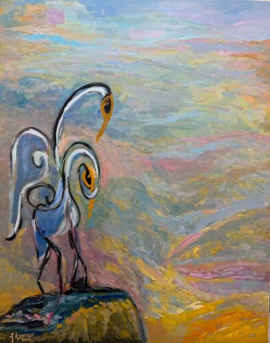 The Return by Albert Karoyan, Painting for Sale on Singulart