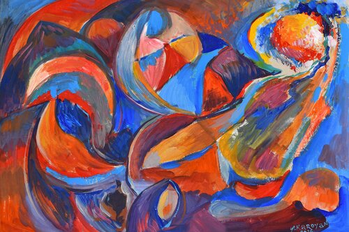 Love van Albert Karoyan, Schilderij te koop op Singulart