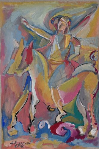 Happy Couple de Albert Karoyan, Pintura a la venta en Singulart