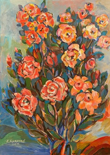 Wild Roses de Albert Karoyan, Pintura a la venta en Singulart