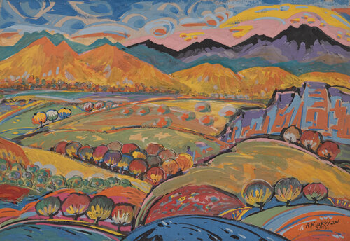 Sunrise par Albert Karoyan, Peinture en vente sur Singulart