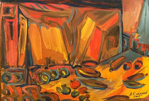 Still Life von Albert Karoyan, Werk auf Papier kaufen auf Singulart