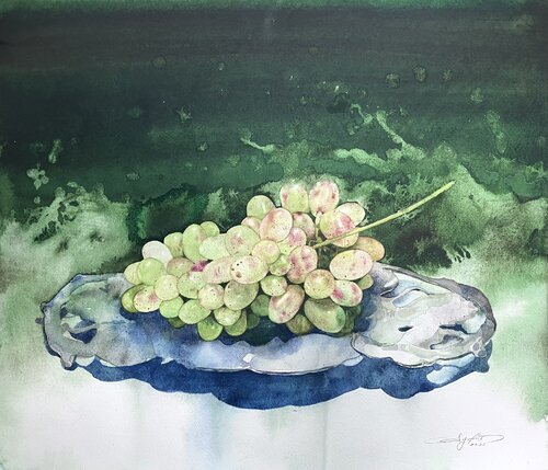 ジュエルマスカット by Ayako Tsuge, Work on Paper for Sale on Singulart