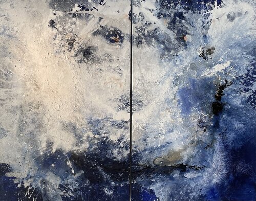 Ohne Titel 2 teilig von Dagmar Henneberger, Malerei kaufen auf Singulart