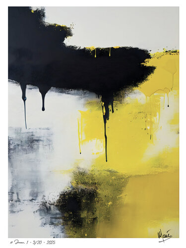 Série # Jaunes, 1 van Marc Leforestier, Afdruk te koop op Singulart