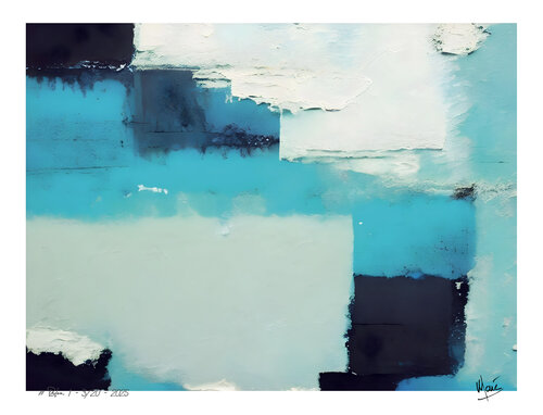 Série # Bleus, 1 de Marc Leforestier, Impresión a la venta en Singulart