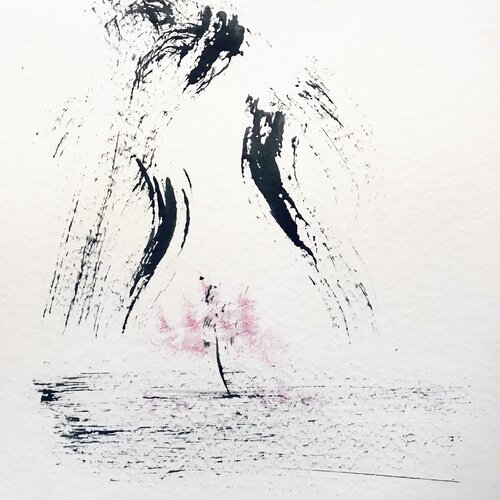 L’histoire  d’une femme by Cassia, Work on Paper for Sale on Singulart