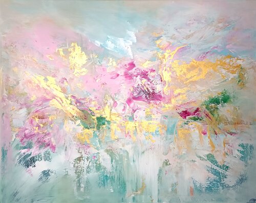 Les fleurs  impressionnantes by Cassia, Painting for Sale on Singulart