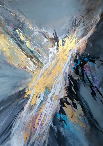 Space Abstract von Cassia, Malerei kaufen auf Singulart