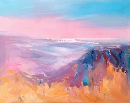 Au bord de l'océan di Cassia, Pittura in vendita su Singulart