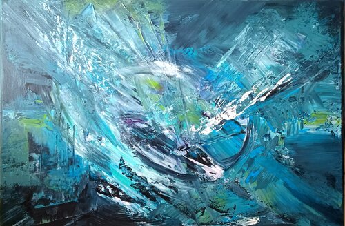 Sunbeams Abstract di Cassia, Pittura in vendita su Singulart