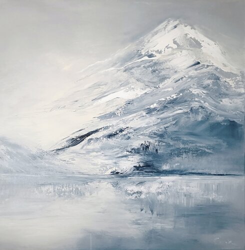 Alpin Winter Abstract Cassia