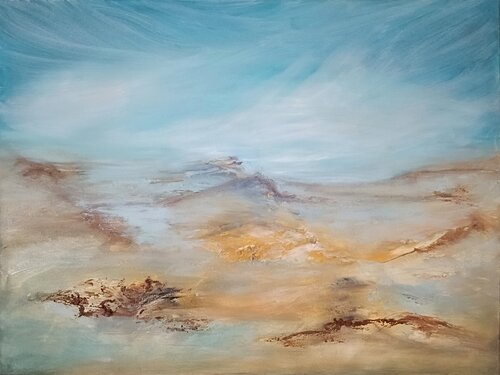 Over the mountains van Cassia, Schilderij te koop op Singulart
