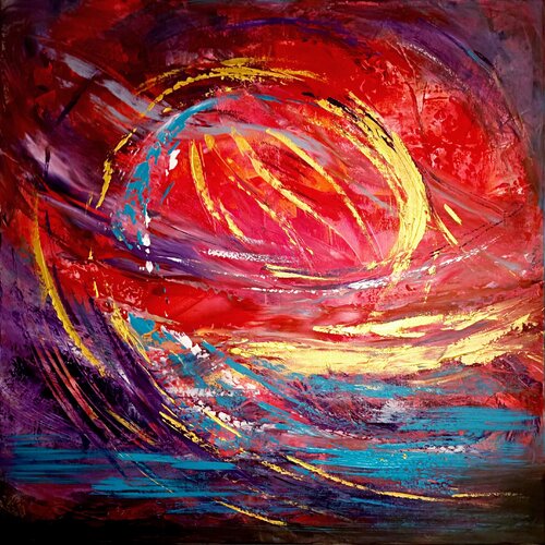 Energy Abstraction van Cassia, Schilderij te koop op Singulart
