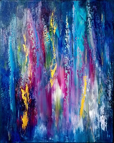 Lila abstrait von Cassia, Malerei kaufen auf Singulart